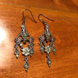 Beautiful statement chandelier earrings!